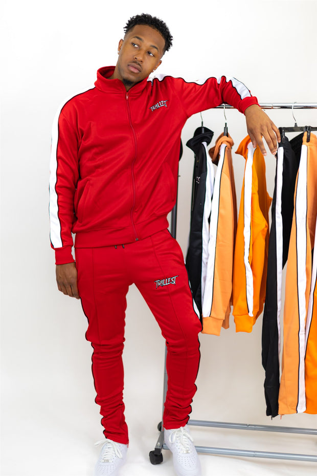 Trillest Signature Red Track Pants