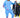 Trillest Sky Blue Multi Logo Sweatpants
