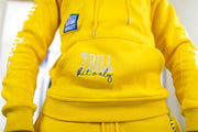 Trillest Yellow Multi Logo Hoodie
