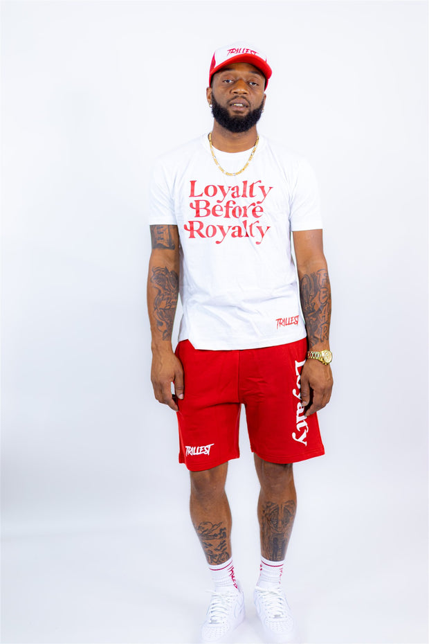Loyalty Before Royalty - White/Red