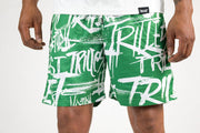 Graffiti Shorts - Green\White