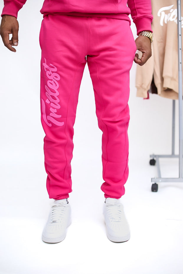 Trillest Oversize Sweatpants - Pink\Pink