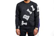 Trillest Big Logo - Black/Gray - Unisex Crewneck