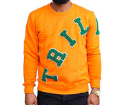 Trillest Big Logo - Orange/Green - Unisex Crewneck