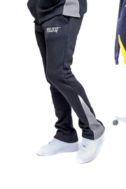 Trillest Flare Panel Pants - Black\Gray