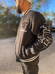 Trillest Black/White Varsity Jacket