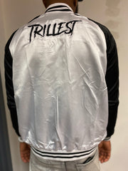Trillest Reversible Bomber Jacket - Black/White
