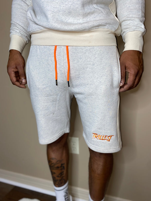 Trillest Cream/Orange Unisex Shorts