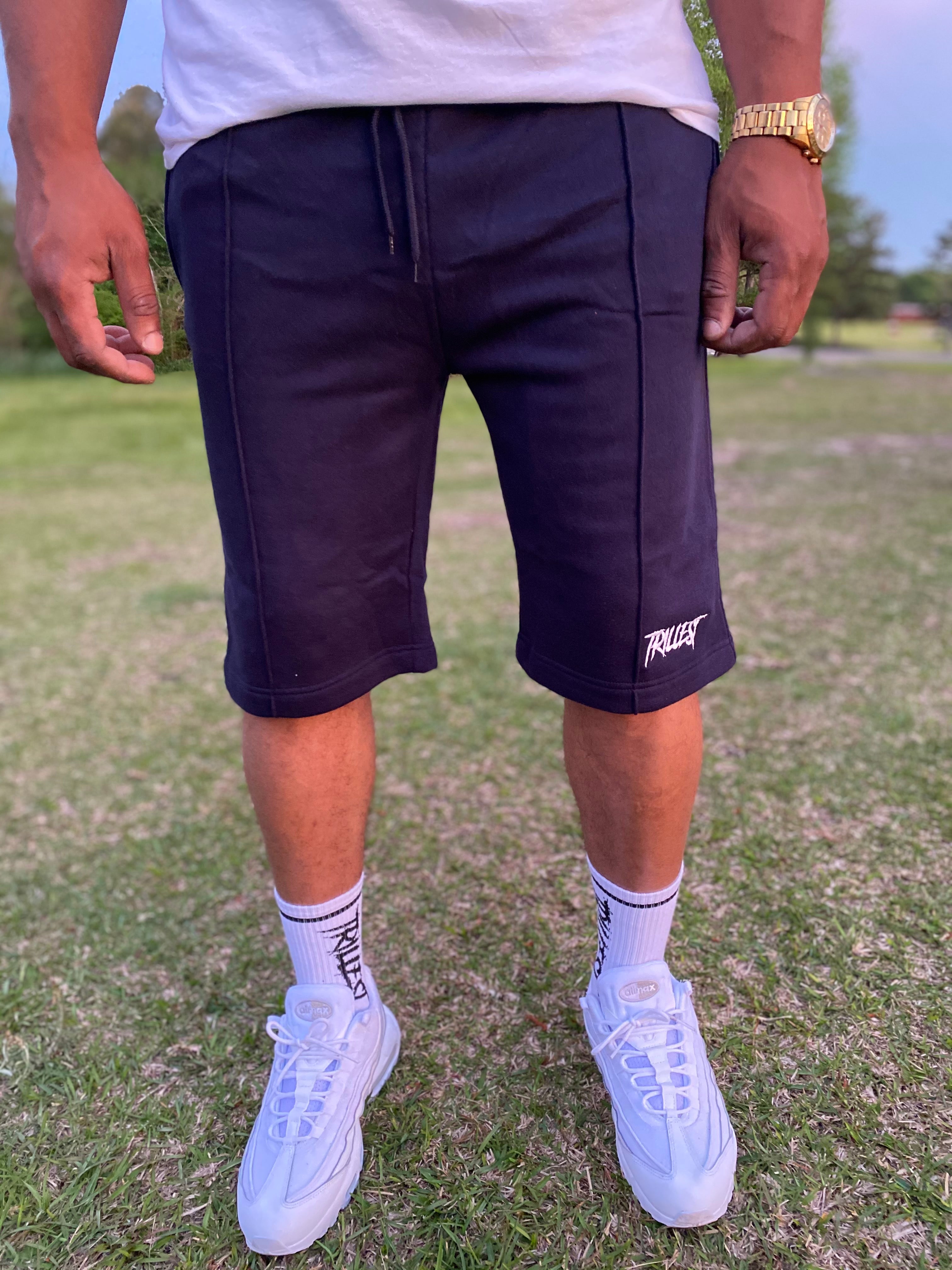 Trillest Navy Blue Shorts