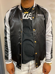Trillest Reversible Bomber Jacket - Black/White