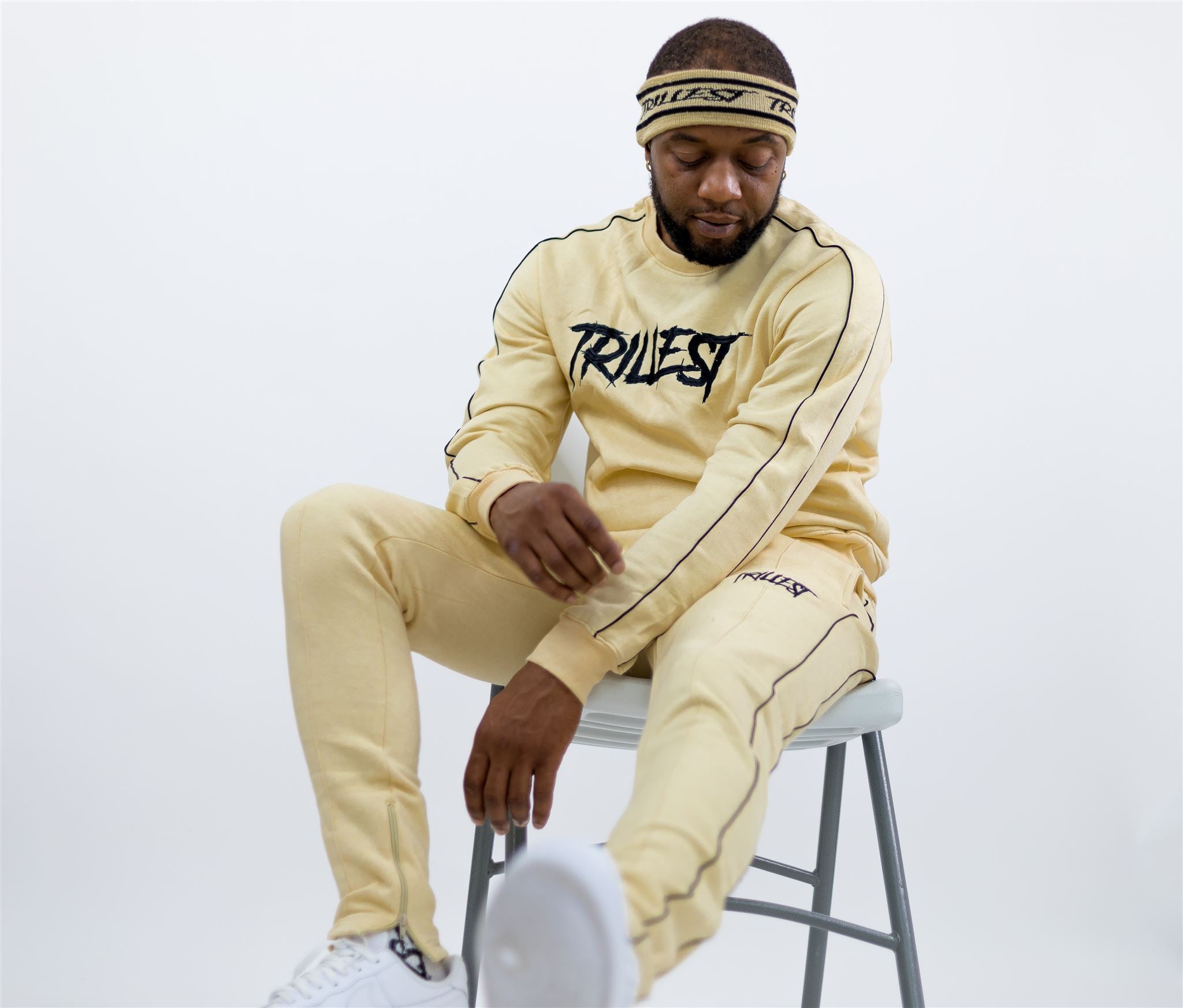 Trillest Headband - Vanilla\Black