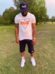 Trillest Navy/Orange Pyramid Tee