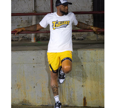 White/Yellow Gold Star Trillest T-Shirt