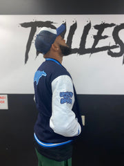 Trillest Navy Blue Varsity Jacket