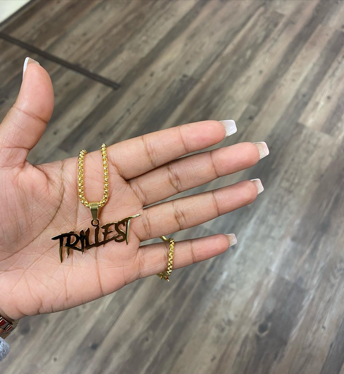 Trillest Signature Logo Necklace (Gold)