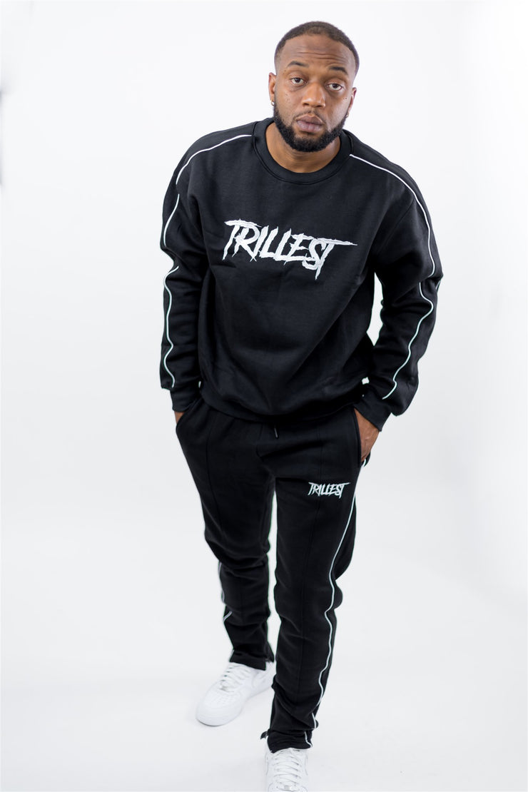 Trillest Black/White Lux 2.0 Crewneck