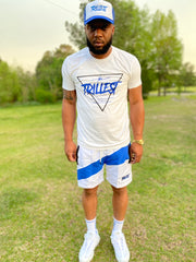 Trillest Royal Blue/Black Pyramid Tee