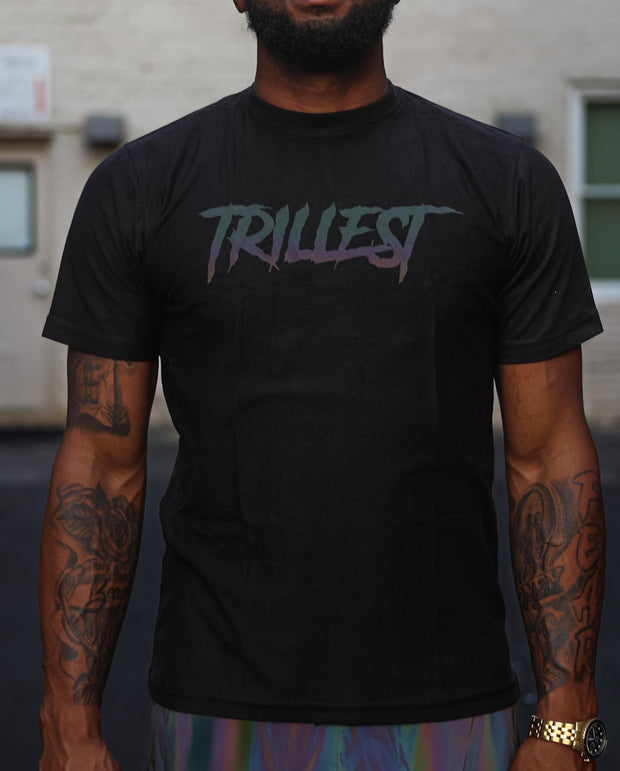 Black Rainbow Reflective Trillest Tee
