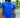 Royal Blue 2 Stripe Logo Tee