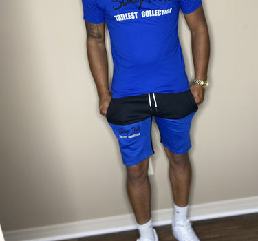 Stay Trill - Royal/Black Tee