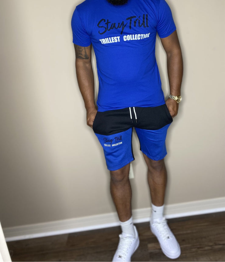 Stay Trill - Royal/Black Tee