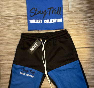 Stay Trill - Royal/Black Tee