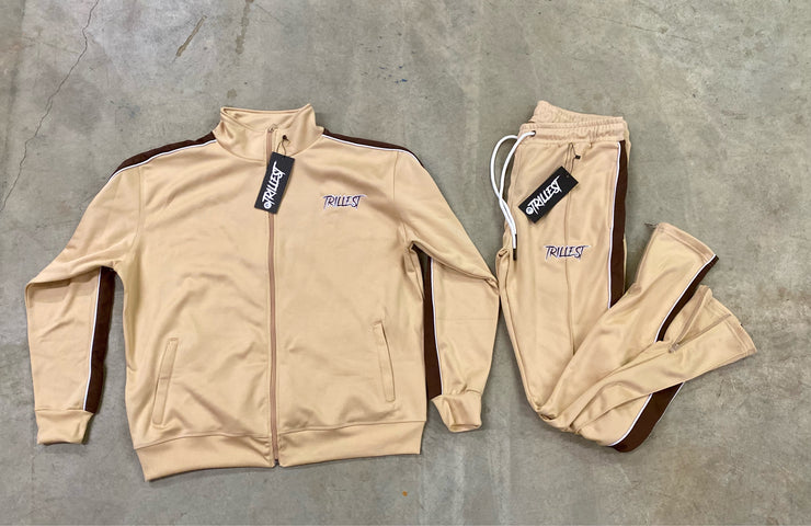 Trillest Signature Camel/Brown Track Jacket