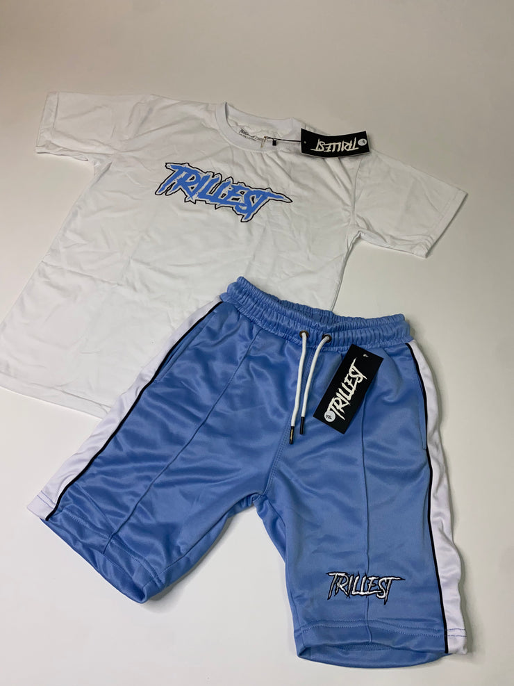 Sky Blue/White Trillest Big Kids Set