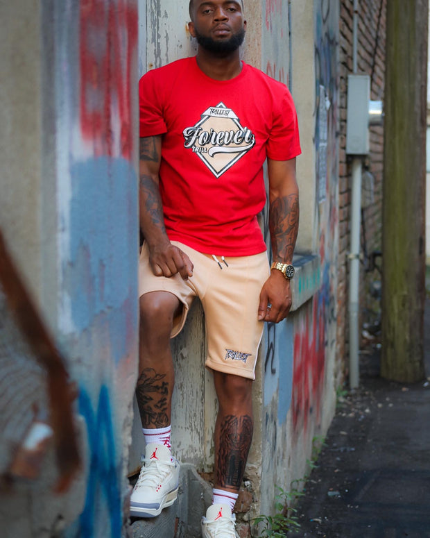 Red/Cream Forever Trill Tee