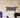 Signature Logo Outlined Tee - White/Purple/Black