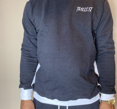 Trillest Black/White Unisex Crewneck
