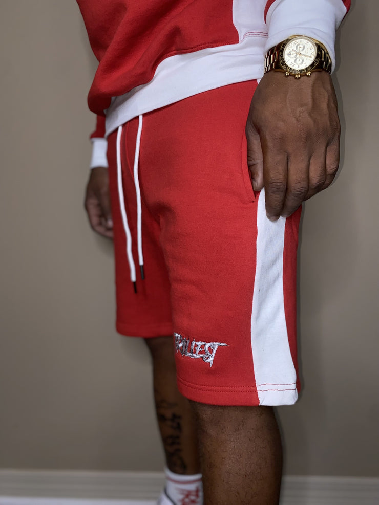 Trillest Red/White Unisex Shorts