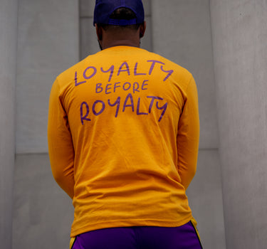 Trillest Gold\Purple Unisex Long Sleeve Tee