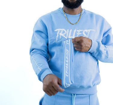 Trillest Sky/White Lux 2.0 Crewneck