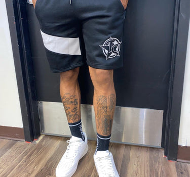 Black/White TC Stripe Shorts