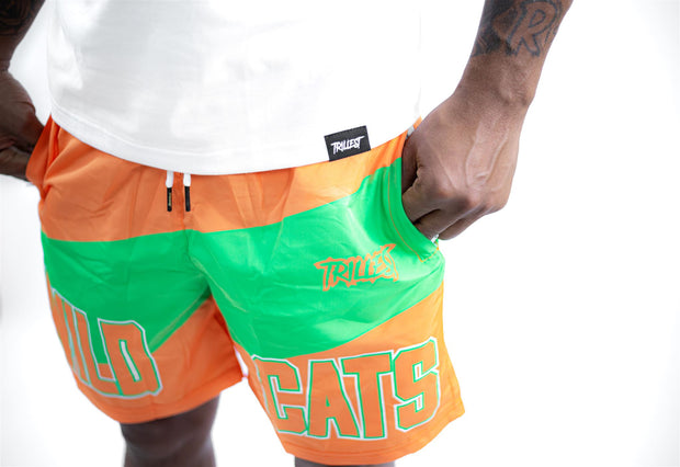 Wildcats x Trillest Windbreaker Shorts