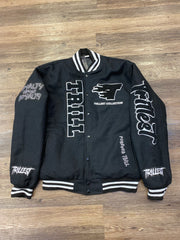 Trillest Black/White Varsity Jacket