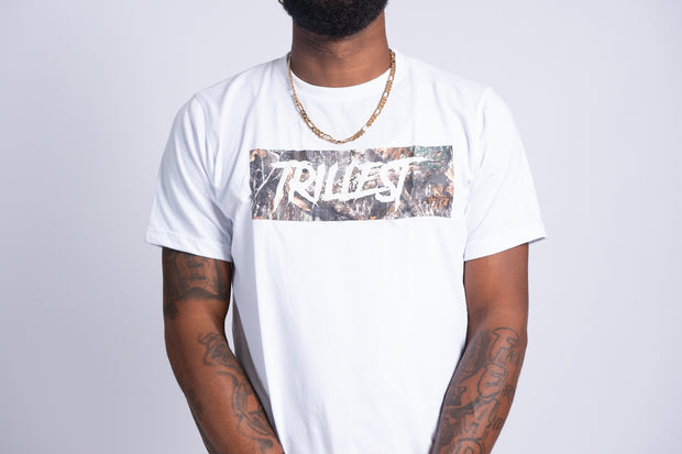 Trillest White/Real Tree Camo Shirt