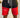Stay Trill Black/Red 2 Tone Shorts