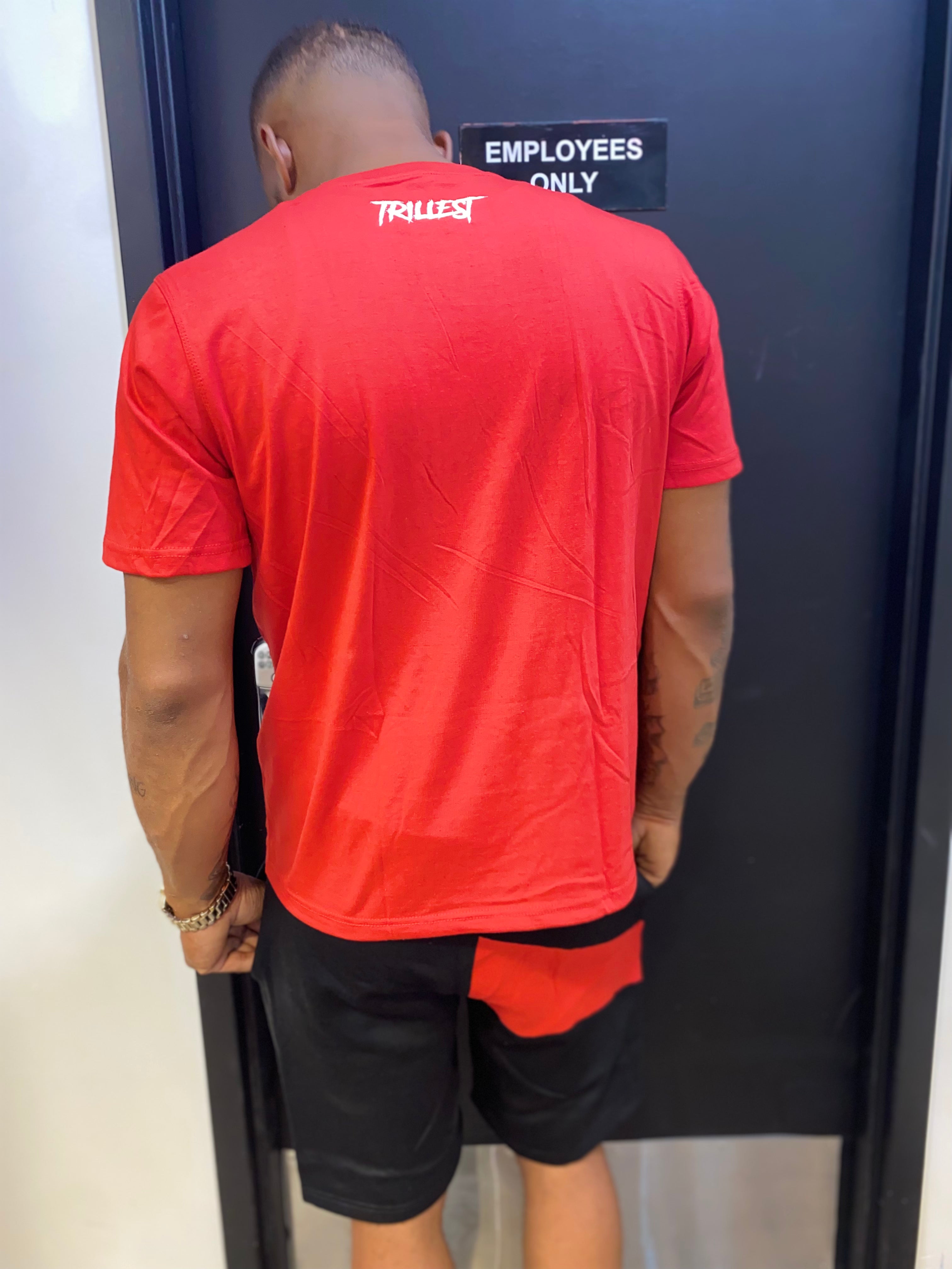 Red/Black TC Logo Tee