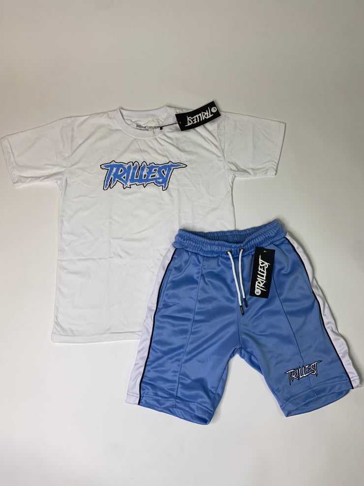 Sky Blue/White Trillest Big Kids Set