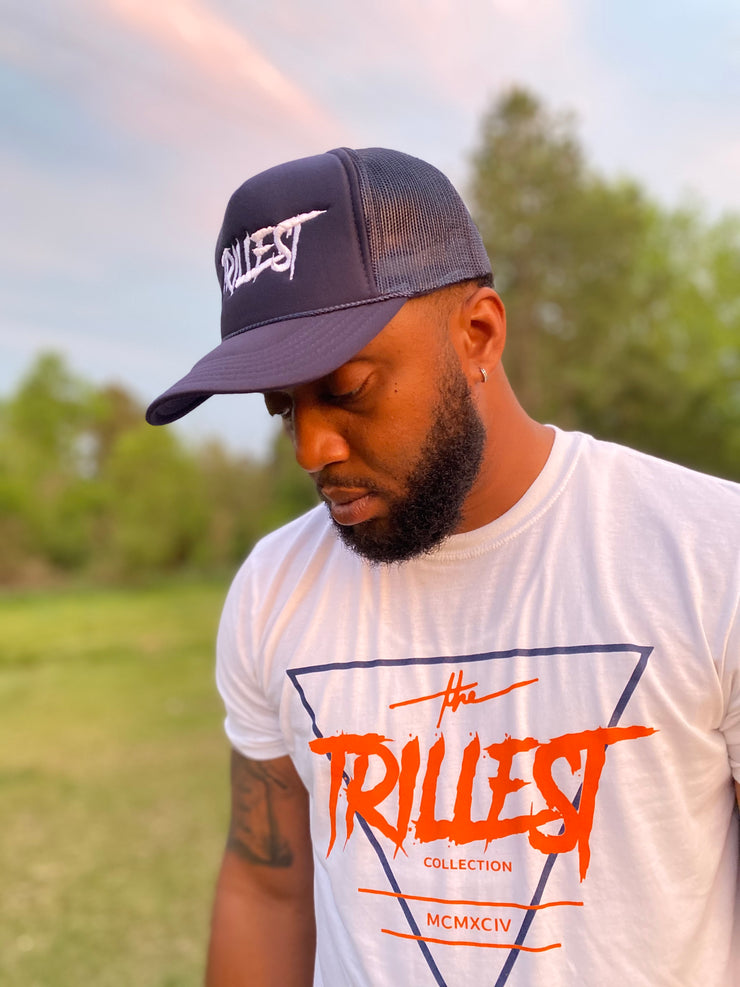 Trillest Navy Blue Trucker Hat