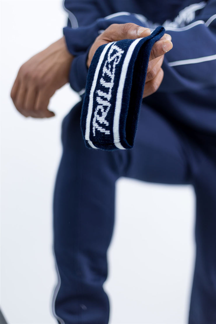 Trillest Headband - Navy/White