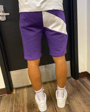 Purple/White TC Stripe Shorts