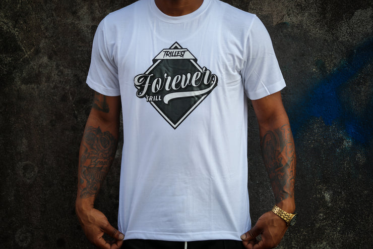 black/red forever trilll tee