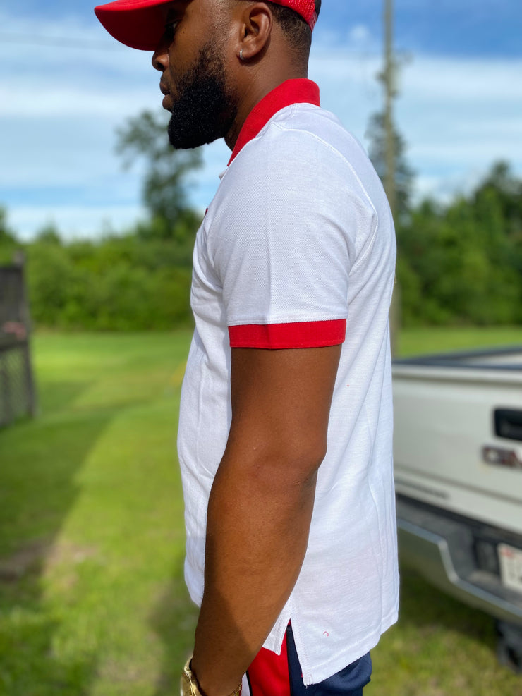 Trillest Red/White Polo Shirt