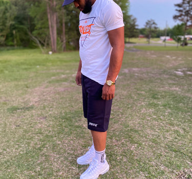 Trillest Navy Blue Shorts