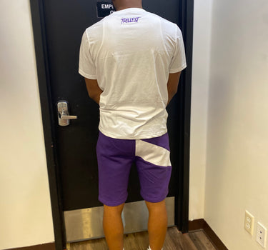 White/Purple TC Logo Tee
