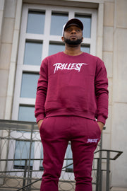 Trillest Burgundy Lux Unisex Crewneck