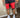 Stay Trill Black/Red 2 Tone Shorts
